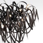 5067/12 HALL ODL24 525 черный матовый/черный хром/металл Люстра G9 12*40W CHAINY — изображение 4