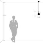 813011 Подвес GLOBO 1х40W E14 бронза/белый — изображение 6