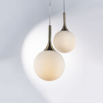 813011 Подвес GLOBO 1х40W E14 бронза/белый — изображение 4