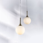 813011 Подвес GLOBO 1х40W E14 бронза/белый — изображение 5