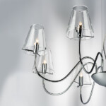 758084 Люстра подв. DIAFANO 8х40W G9 ХРОМ/ПРОЗРАЧНЫЙ — изображение 4