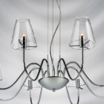 758084 Люстра подв. DIAFANO 8х40W G9 ХРОМ/ПРОЗРАЧНЫЙ — изображение 5