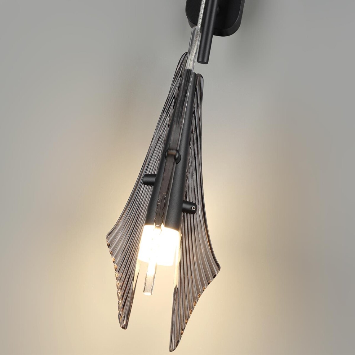 в наличии 5442/6WL L-VISION ODL_EX26 059 черный/дымчатый/металл/стекло/акрил Бра LED 6W 3000K 633Лм AFALINA - купить в интернет-магазине Светильники Торг