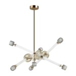 5426/54CL L-VISION ODL_EX24 000 золотой/белый/дымчатый/коньячный/металл/стекло/акрил Люстра LED 54W 3000K KLIFF