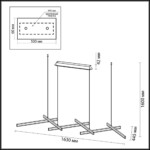 3890/85L L-VISION ODL20 310 черный/металл Подвесной светильник LED 4000K 85W 220V RUDY — изображение 2