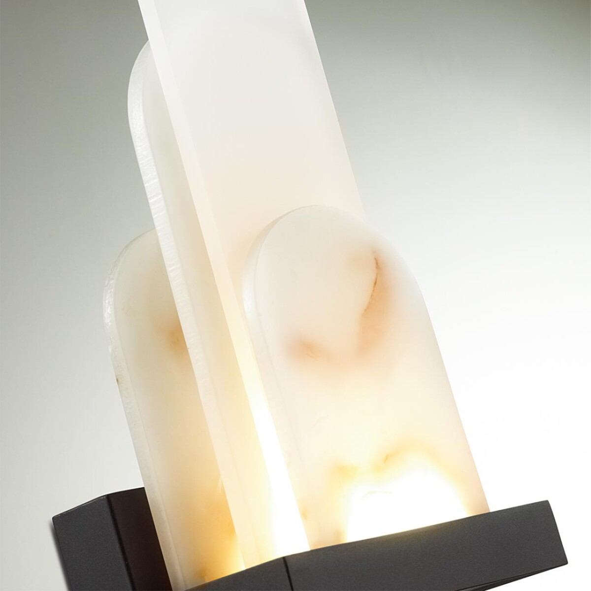 5438/12WL HIGHTECH ODL_EX25 081 черный/металл/смола под алебастр /акрил Настенный светильник LED 12W 3000K 1489Лм FOROS — изображение 6