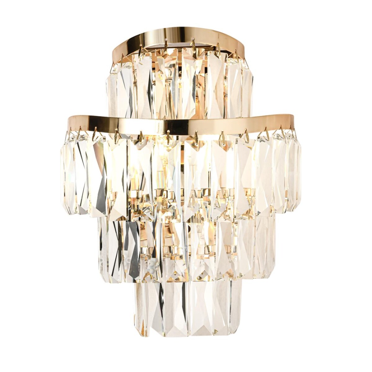 5073/2W HALL ODL24 605 золото/прозрачный/металл/хрусталь Бра E14 2*40W WAYTA — изображение 2