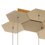 750263 Люстра подвесная FAVO LED-80W 3840LM ЗОЛОТО 4000K — изображение 5