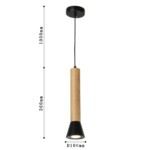 2984-1P, подвес, D100xH360/1360, 1xGU10LEDx5W, excluded — изображение 3