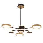 4687-7P, подвесная люстра, D840xH610, LEDx90W/45W/45W, 5980/3060/2940LM, 4000/6500/3500K, included, remote control — изображение 5