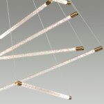 4369/80L HIGHTECH ODL23 235 полированное золото/акрил с пузырьками Подвесной св-к IP20 LED 64W 3000K SPARKY — изображение 4