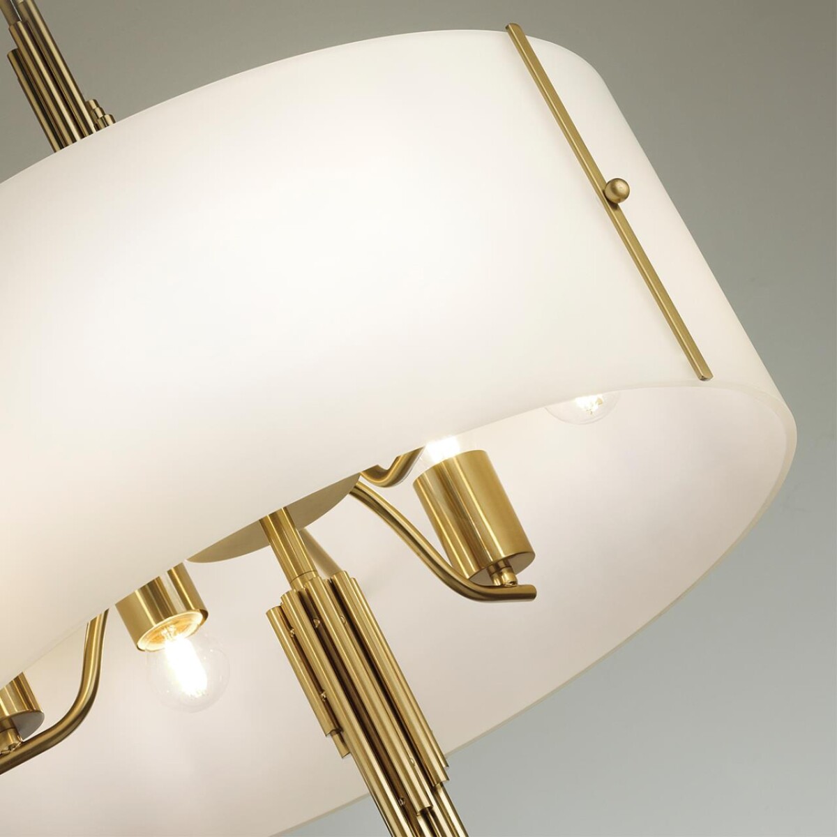 5415/6 MODERN ODL_EX23 151 бронзовый/белый матовый/металл/стекло Люстра E27 6*40W MARGARET — изображение 4