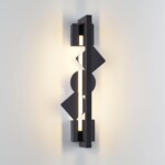 6690/7WL HIGHTECH ODL_EX24 000 Настенный светильник черный/черн полиров/металл/акрил поворотный на 360° IP20 LED 7W 184Лм 3000K GEOS — изображение 3