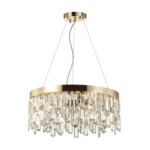 4986/6 HALL ODL22 631 золотой/хрусталь Люстра E14 6*40W DAKISA — изображение 3