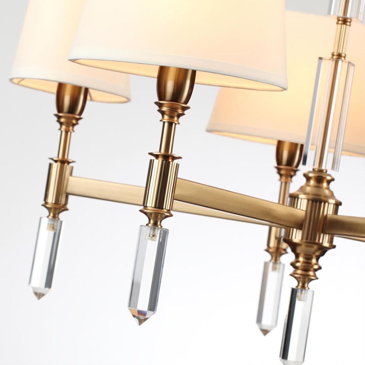 4894/5 MODERN ODL_EX22 161 бронзовый/белый/ткань Люстра E14 5*40W LONDON — изображение 6