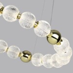 5008/60L L-VISION ODL24 571 золотой/металл/акрил Люстра LED 60W 4000K 5058лм CRYSTAL — изображение 5