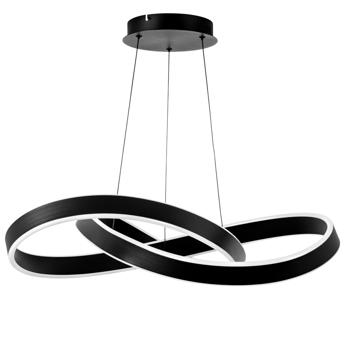 749487 Люстра SATURNO LED 60W 2760LM ЧЕРНЫЙ 3000K — изображение 1