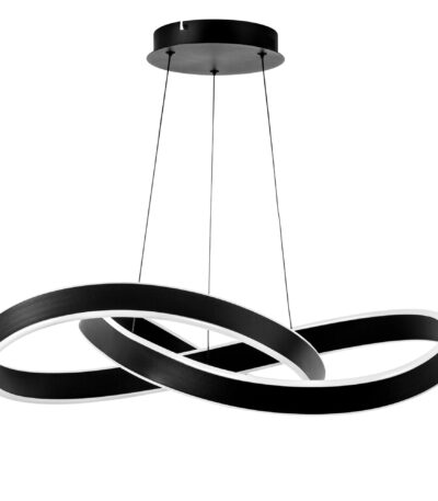 в наличии 749487 Люстра SATURNO LED 60W 2760LM ЧЕРНЫЙ 3000K - купить в интернет-магазине Светильники Торг