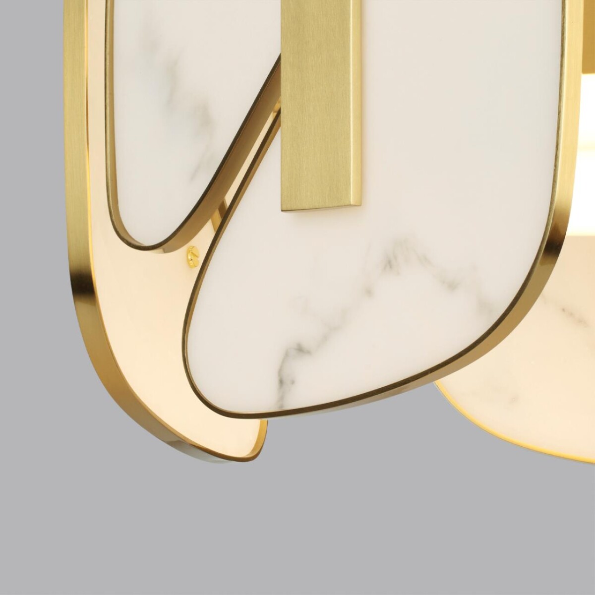 6638/45L L-VISION ODL_EX24 087 металл/золотой/искусственный мрамор/акрил Подвесной светильник IP20 LED 45W 3000K 220V CHIARA — изображение 6