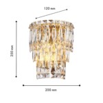 4781-2W, настенный светильник, D120xW210xH260, 2xE14x40W, excluded — изображение 3