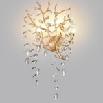 4969/3W HALL ODL24 613 античн.бронза/алюмин./хрусталь Бра G9 3*40W DELICA — изображение 3