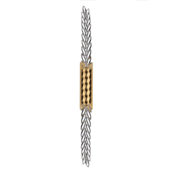 5449/5WL L-VISION ODL_EX26 039 сатинированн.латунь/прозрачн./металл/стекло Настенный светильник LED 5W (2*2.5W) 3000K 207Лм KOLOS