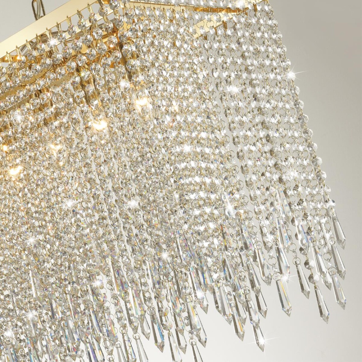 5028/9A MODERN ODL23 619 золотой/прозрачный металл/хрусталь Люстра E14 9*40W CHOKKA — изображение 4