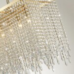 5028/9A MODERN ODL23 619 золотой/прозрачный металл/хрусталь Люстра E14 9*40W CHOKKA — изображение 4