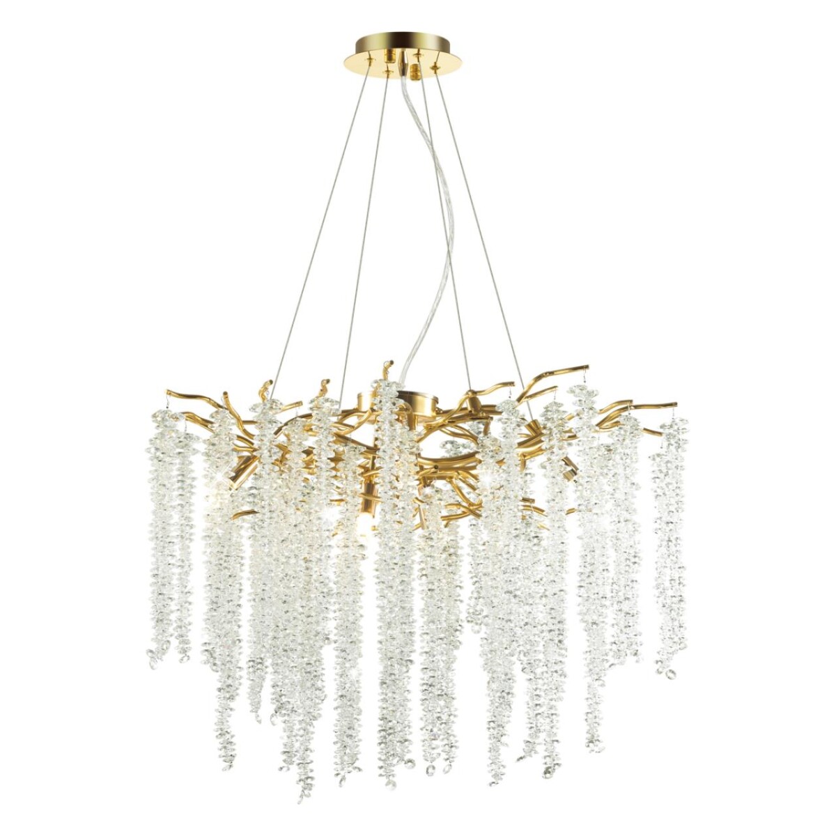 5005/8 HALL ODL23 617 золотой/прозрачный металл/хрусталь Люстра G9 8*40W BANCHE — изображение 4