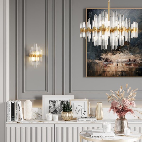 4988/12 HALL ODL22 641 золотой/стекло Люстра E14 12*40W STIKA