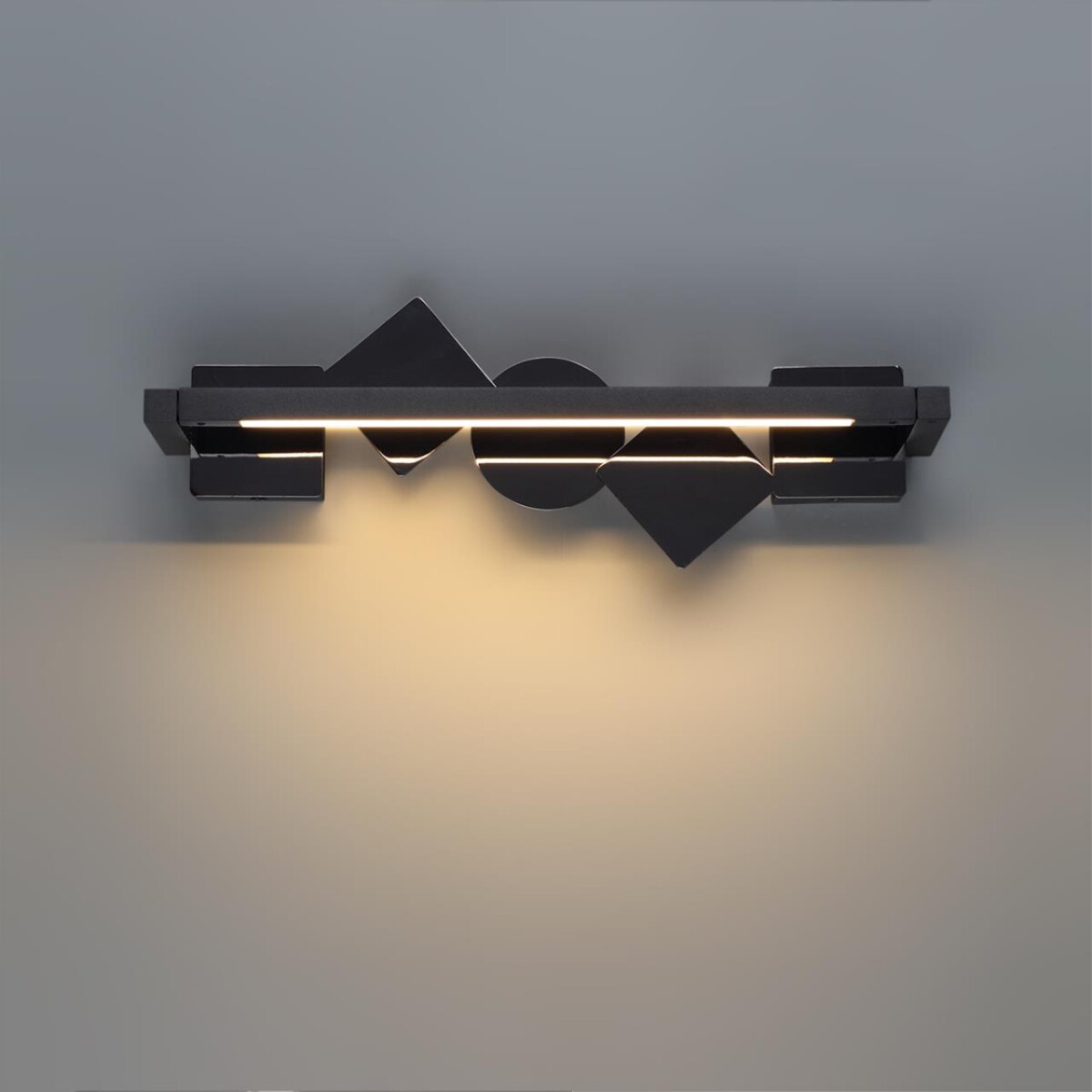 6690/7WL HIGHTECH ODL_EX24 000 Настенный светильник черный/черн полиров/металл/акрил поворотный на 360° IP20 LED 7W 184Лм 3000K GEOS — изображение 5