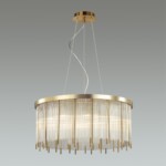 4788/10 HALL ODL21 642 золото/металл/стекло Люстра E14 10*40W YORK — изображение 3