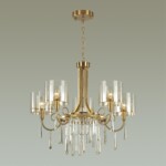 4886/5 HALL ODL_EX23 153 бронзовый/янтарн./металл/стекло Люстра E14 5*40W NICOLE — изображение 4