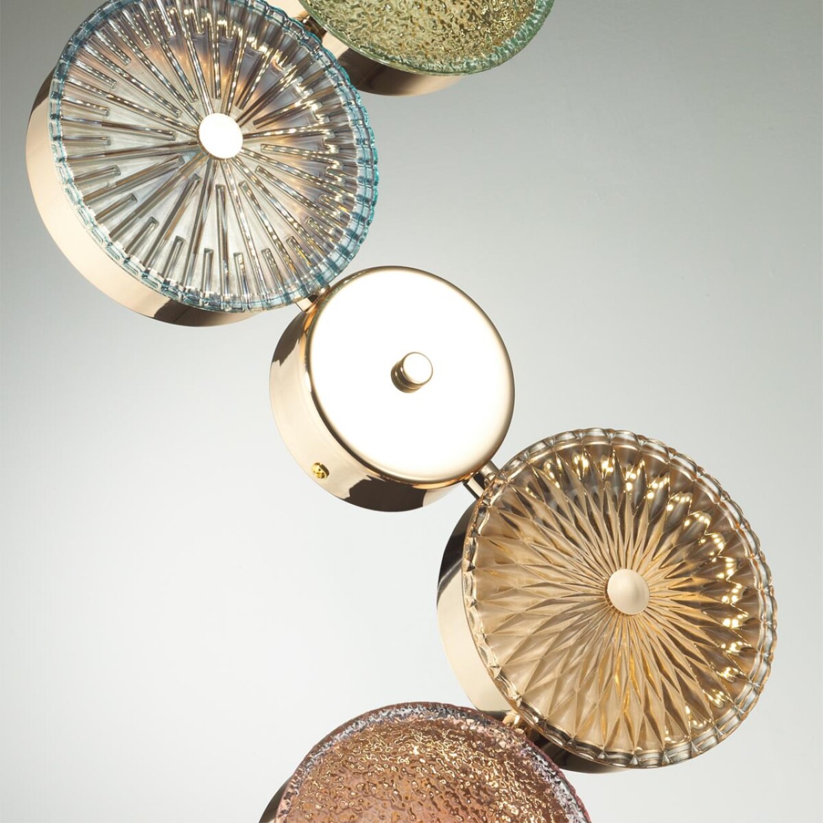 5412/25WL L-VISION ODL_EX23 143 золотой/разноцветный металл/стекло Бра LED 25W 4000K CARAMELLA — изображение 4