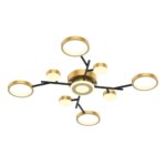 4686-9C, потолочный светильник, D800xH80, LEDx100W/50W/50W, 5260/2680/2610LM, 4000/6500/3500K, included, remote control