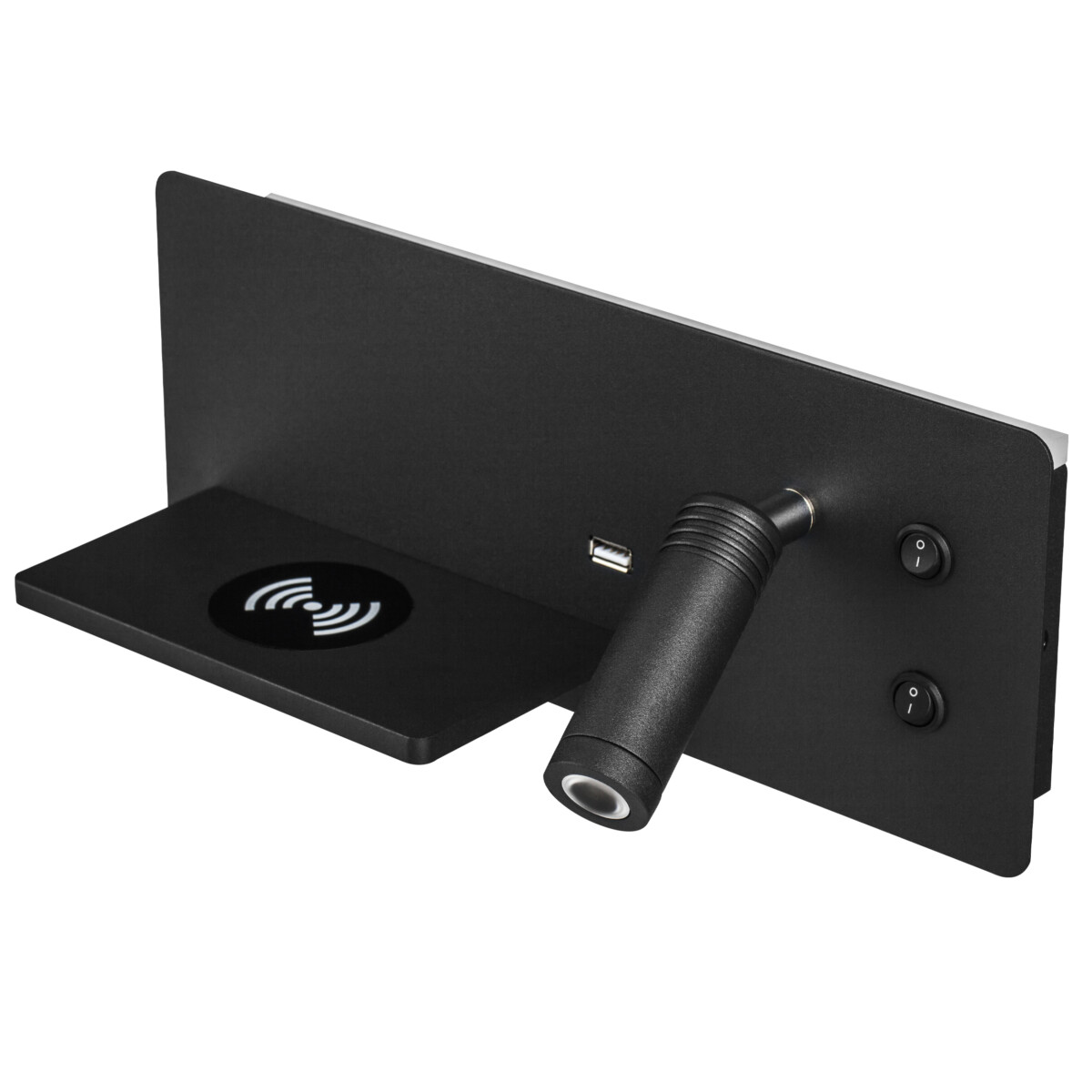 808547 Бра MURO 4,5W+3W LED 360LM+240LM ЧЕРНЫЙ 3000K — изображение 1