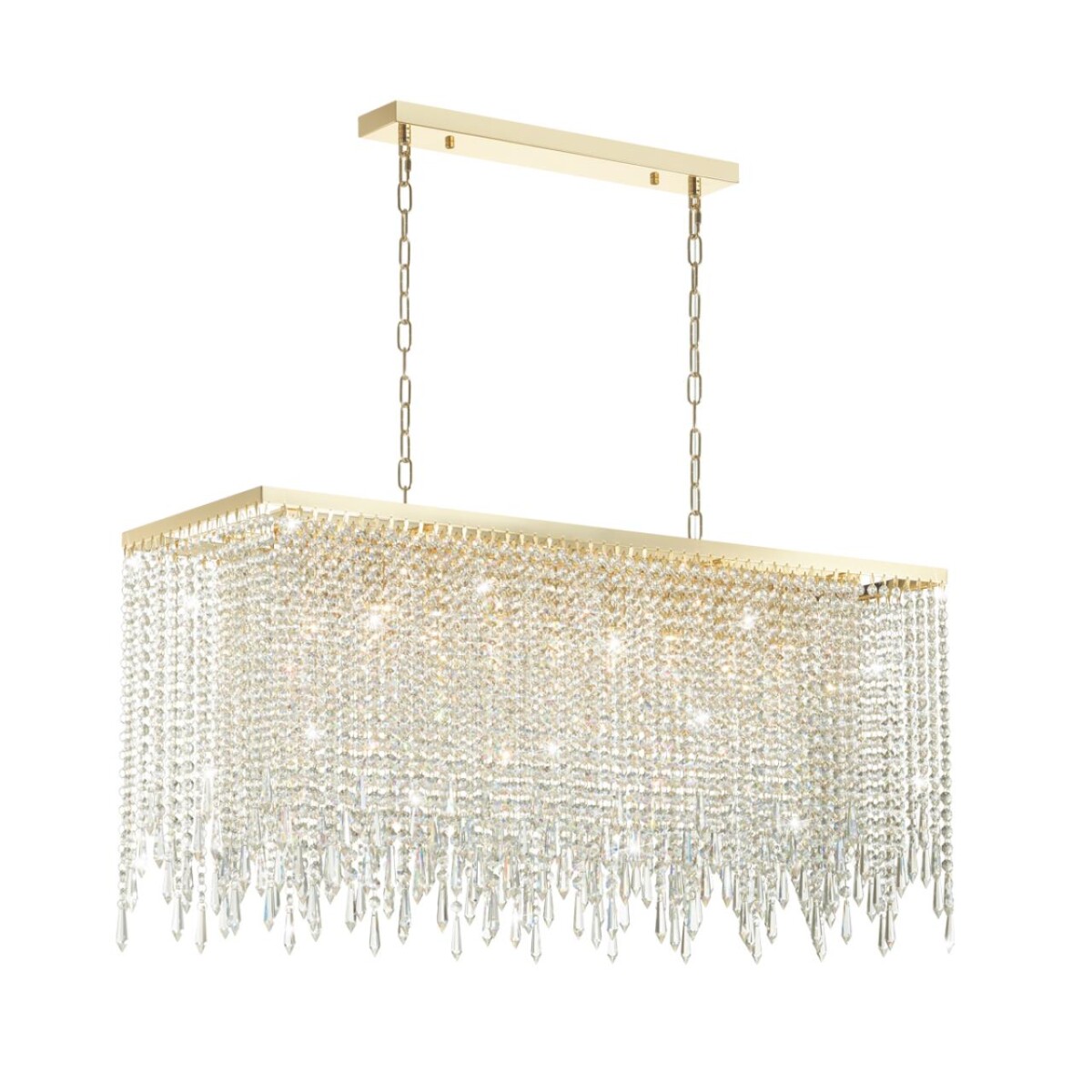 5028/9A MODERN ODL23 619 золотой/прозрачный металл/хрусталь Люстра E14 9*40W CHOKKA — изображение 2