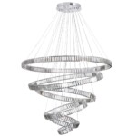 4930/260L L-VISION ODL24 593 хром/прозрачный металл/хрусталь Люстра LED 260W 4000K 30600Лм VEKIA