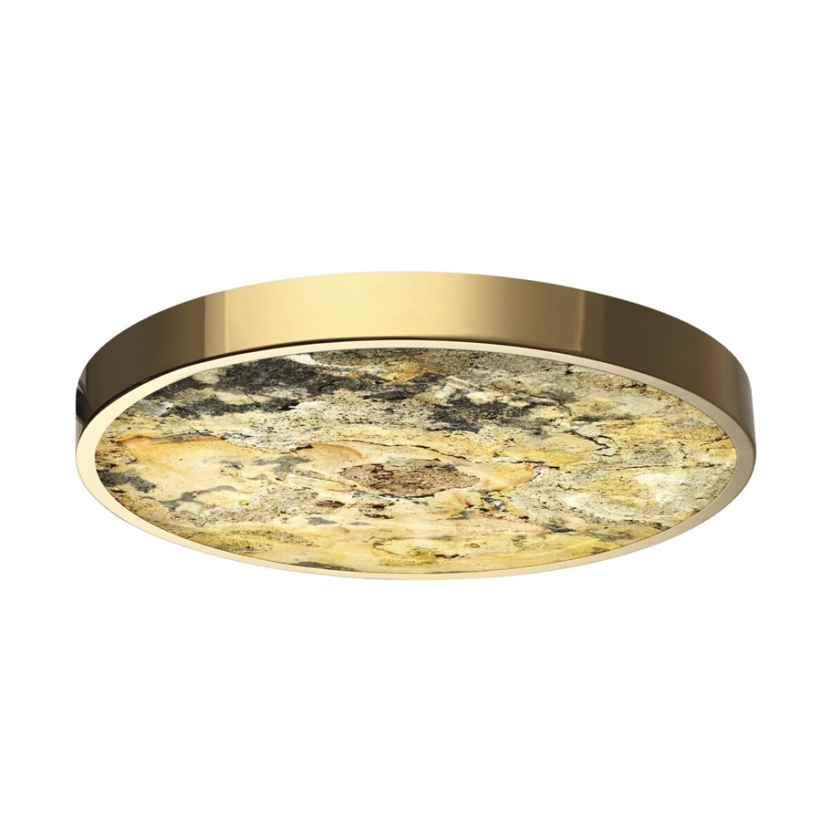 5079/40L L-VISION ODL24 209 зол/серо-бежевый/металл/натур.камень/акрил Настенный светильник с переключ.цветов.темпер. LED 40W 3000К/4000K/6000K BERGI — изображение 4