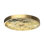 5079/40L L-VISION ODL24 209 зол/серо-бежевый/металл/натур.камень/акрил Настенный светильник с переключ.цветов.темпер. LED 40W 3000К/4000K/6000K BERGI — изображение 4