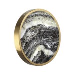 5079/30L L-VISION ODL24 209 зол/серо-бежевый/металл/натур.камень/акрил Настенный светильник с переключ.цветов.темпер. LED 30W 3000К/4000K/6000K BERGI — изображение 7