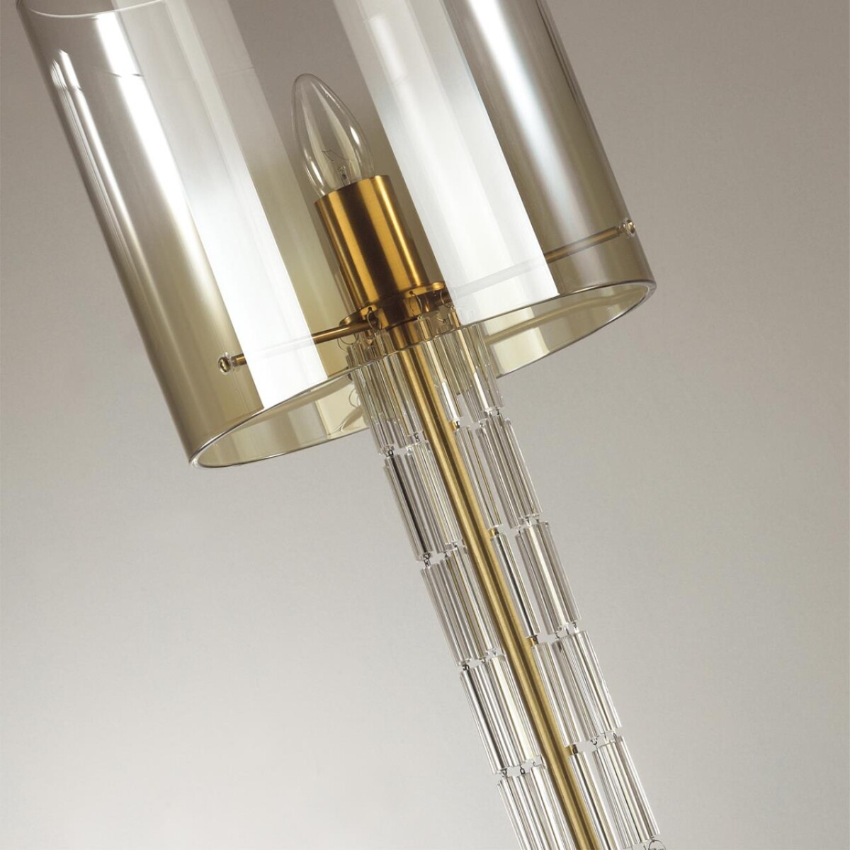 4886/1F HALL ODL_EX23 153 бронзовый/янтарн./металл/стекло Торшер E27 1*40W NICOLE — изображение 6