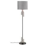 5410/1FA MODERN ODL_EX24 115 черный матовый/серый /металл/полирезин/ткань Торшер E27 1*60W BAGEL