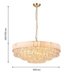 4783-28P, подвесная люстра, D800xH450/950, 18xE14x40W, excluded — изображение 3