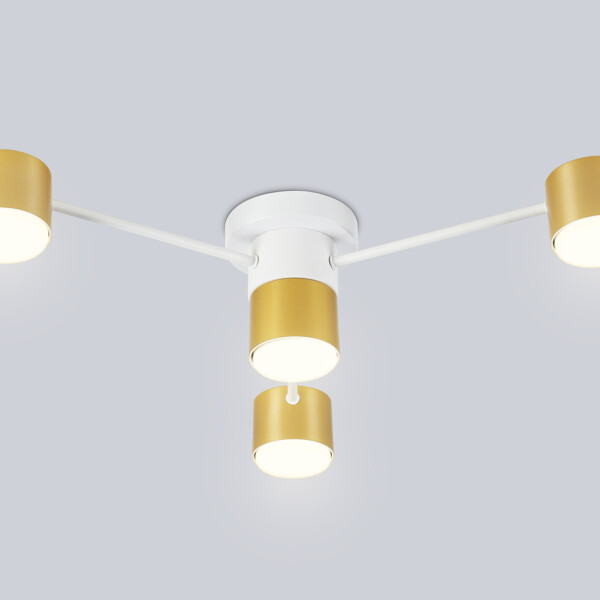 FL51720/4 WH/GD белый/золото GX53/4 max 12W 645*135