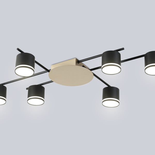 FL51756/6 BK/GD черный/золото GX53/6 max 12W 870*570*110