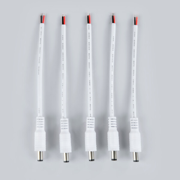 GS7951 соединитель проводной 2,1*5,5 мм папа (5шт)