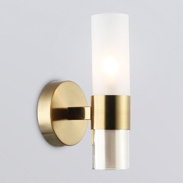 LH55116 BS/FR/TI латунь/белый матовый/янтарь E14 max 40W 130*100*225