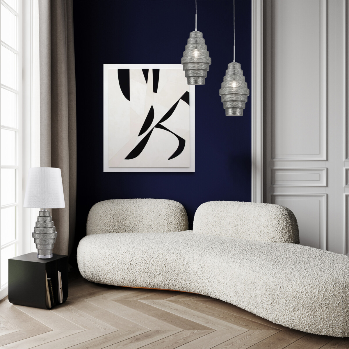 SL1001.103.01 Подвес ST-Luce Хром/Дымчатый E27 1*40W REXITE — изображение 6