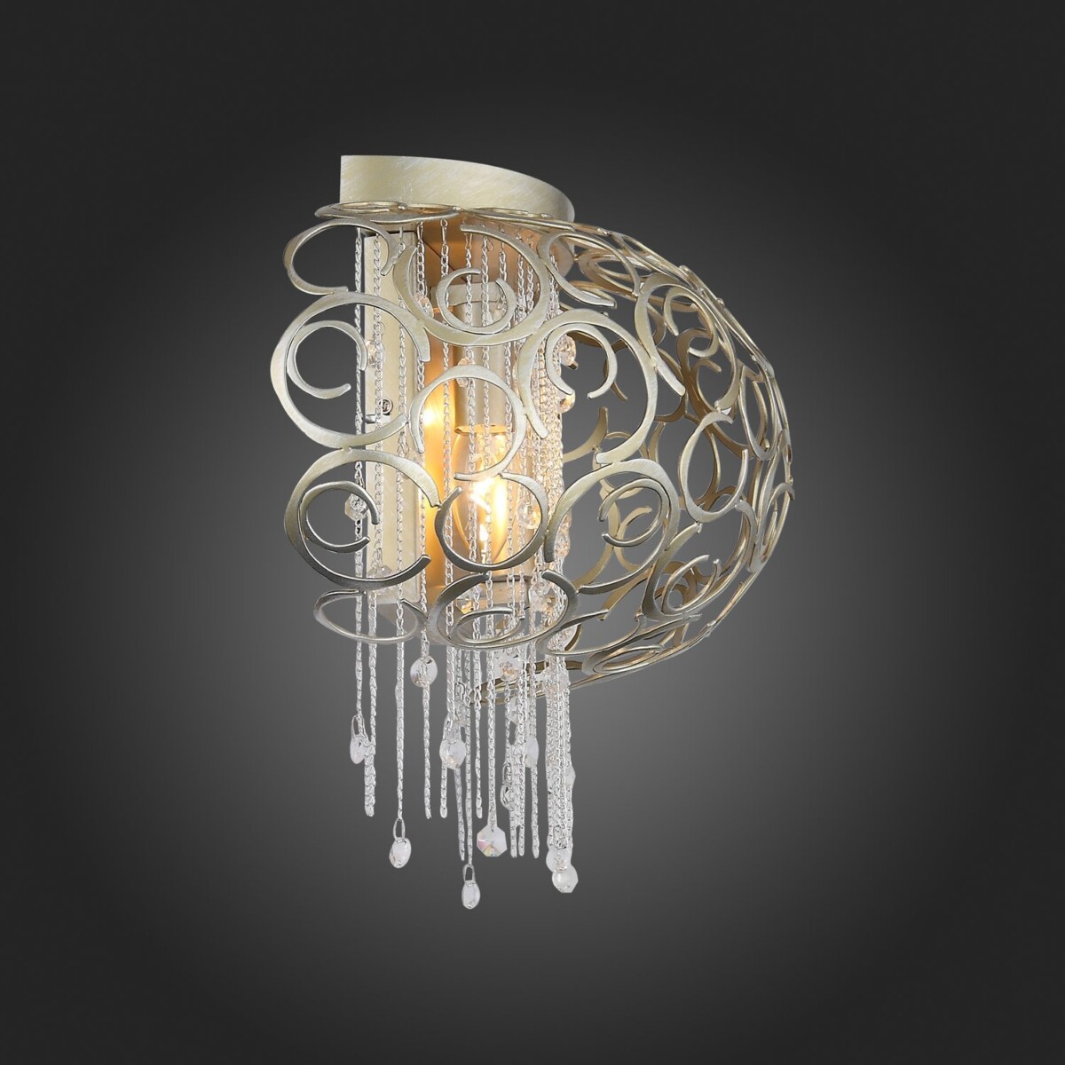 SL1101.201.02 Бра ST-Luce Шампань/Шампань, Прозрачный E14 2*40W DOLCIMA — изображение 5
